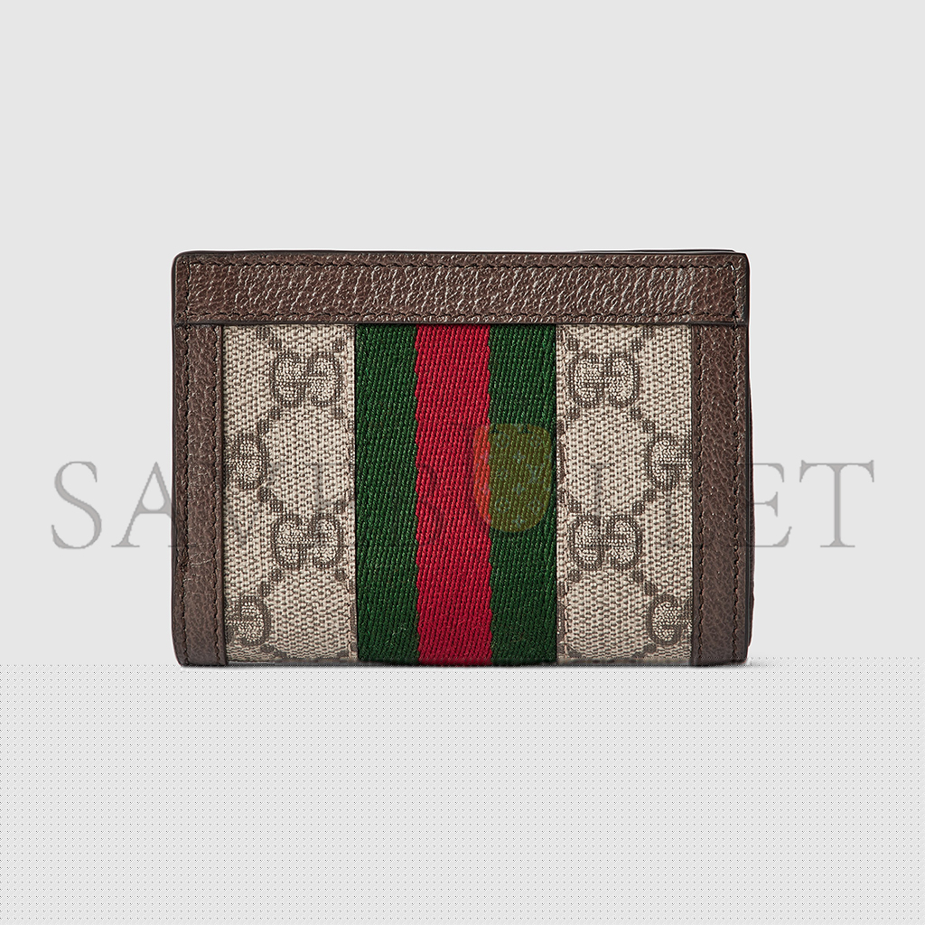 G*u*i ophidia bi-fold wallet 813296 (11*8*3cm)
